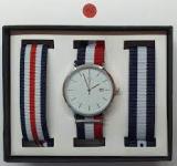 ET - Quarz Herren Armbanduhr Mit Drei Verschiedene Armbndern / Neu Im Originalkarton Mit Anleitung 