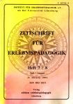 Zeitschrift Fr Erlebnispdagogik (Siehe Info unten) 