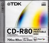 TDK CD-R80 (Jewel Case) (Siehe Info unten) 