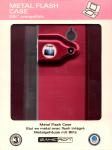 Metalgehuse Mit Blitz (Metal Flash Case) Nintendo DSI-Compatible (Rot) 