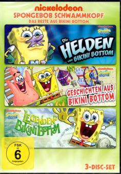Sponge Bob Schwammkopf - Das Beste Aus Bikini Bottom (3 Filme auf 3 DVD) 