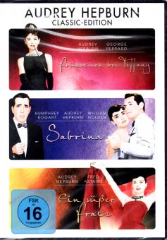 Audrey Hepburn - Classic Edition (Frhstck Bei Tiffany & Sabrina & Ein Ssser Fratz) (3 Filme auf 3 DVD) 