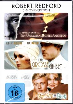 Robert Redford Edition (Ein Unmoralisches Angebot+Grosse Gatsby+Barfuss Im Park)  (3 Filme auf 3 DVD) 