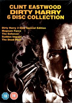Dirty Harry Collection (5 Filme / 6 DVD) (UK-Import Mit dt. Ton) (Dirty Harry 1 & Calahan & Der Unerbittliche & Dirty Harry kommt zurck & Das Todesspiel) 