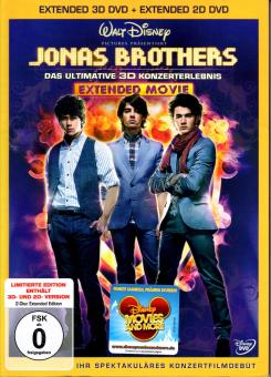 Jonas Brothers (Disney) (Das ultimative 3D Konzert= erlebnis) (Extended 2D DVD + Extended 3D DVD) (Limited Edition) (Mit 2 Stk. 3D-Brillen) 