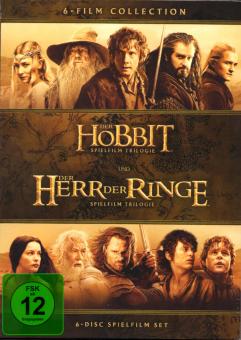 Mittelerde Collection [6 DVD) (Der Hobbit 1-3 & Der Herr Der Ringe 1-3) 
