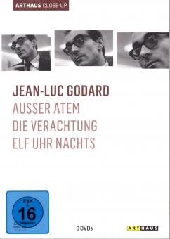 Jean-Luc Godard Box (3 DVD) (Ausser Atem & Die Verachtung & Elf Uhr Nachts) 