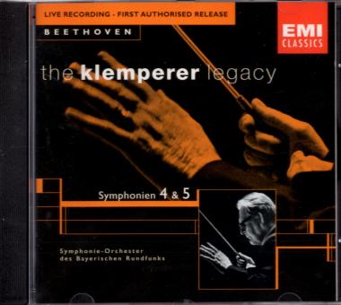The Klemperer Legacy - Beethoven-Symphonien 4 & 5 (Raritt) 