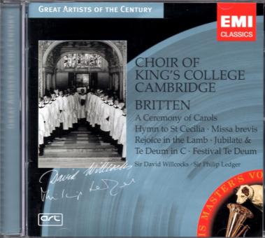 Britten: Choir Of Kings College Cambridge (Siehe Info unten) 