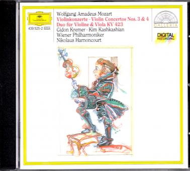 Mozart: Violin Concertos Nos. 3 & 4; Duo for Violin and Viola KV 423 (Siehe info unten) 