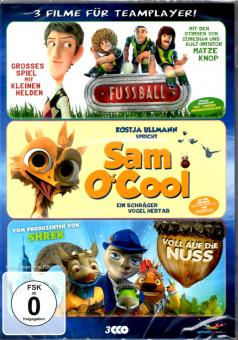 3 Filme Teamplayer-Box (Fussball & Sam O Cool & Voll Auf Die Nuss) (3 DVD) (Animation) 