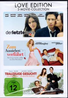 Love Edition (3 DVD) (Der Letzte Kuss & Zum Ausziehen Verfhrt & Trauzeuge Gesucht) 