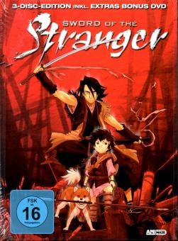 Sword Of The Stranger (Anime) (Limited Uncut Mediabook) (Streng Limitiert Auf  2000 Stk.) (2 DVD & 1 Blu Ray) (Raritt) 