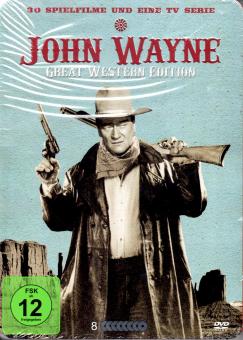 John Wayne - Great Western Edition (30 Filme / 8 DVD) (Steelbox) (Klassiker-Raritten) 