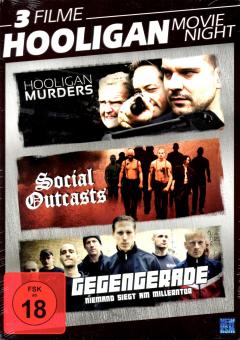 Hooligan - Movie Night-Box (4 DVD) (Hooligan Murders & Social Outcasts & Gegengerade) 
