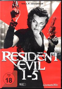 Resident Evil 1-5 - Box (5 DVD) (Uncut) 