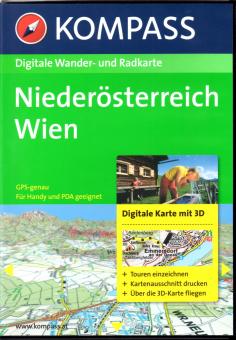 Niedersterreich - Wien 3D: Digitale Wander & Radkarte (Siehe Info unten) 