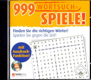 999 Wortsuch-Spiele (Raritt) (Siehe Info unten) 