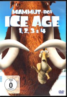Ice Age 1-4 (Mammut-Box) (4 DVD) (Raritt) (Siehe Info unten) 