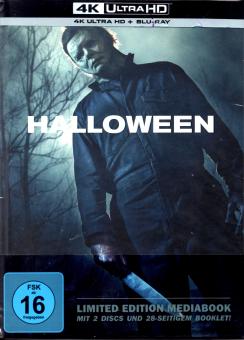 Halloween (2018) (4K & Blu Ray) (Uncut Limited Mediabook) (28 Seitiges Booklet) (Raritt) (Siehe Info unten) 