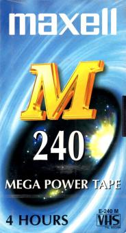 Maxell M 240 - Mega Power Tape VHS-Videokassette 