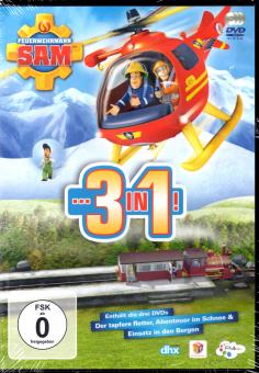 3 In 1 - Feuerwehrmann Sam (3 Filme / 3 DVD) (Animation) 