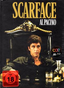 Scarface (Limited Mediabook Edition - 348/500) (Cover D) (24 Seitiges Booklet) (Uncut) (Raritt) (Kultfilm) 