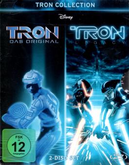 Tron 1 & 2 - Movie Collection (Disney)  (2 Filme / 2 Disc) (Raritt) 
