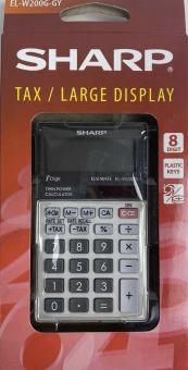 Sharp Taschenrechner - Solar & Batterie: EL-W200G (Large Display) 