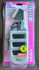 Skymaster - 3-Fach Scart-Umschalter (Mit Audio R/L) (Siehe Info unten) 