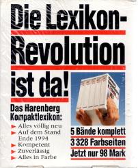 Harenberg Kompaktlexikon in 5 Bänden - Die Lexikonrevolution Ist Da (Broschiert) (RARITÄT) 