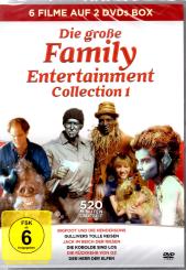 Die Grosse Family-Entertainment Collection 1 (2 DVD) (Bigfoot Und Die Hendersons&Gullivers Tolle Reisen&Jack Im Reich Der Riesen&Die Kobolde sind Los&Die Rückkehr Von OZ&Der Herr Der Elfen) 