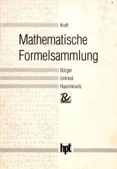 Mathematische Formelsammlung (Kraft-Hruby-Bürger-Unfried-Haschkovitz) (Rarität) (Siehe Info unten) 