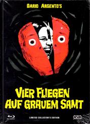 Vier Fliegen Auf Grauem Samt (Limited Uncut Mediabook) (Cover A) (Nummeriert 081/444 ODER 331/444) (Rarität) (Siehe Info unten) 