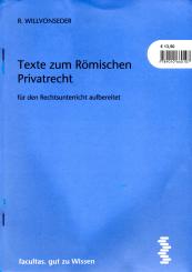 Texte Zum Römischen Privatrecht (Siehe Info unten) 