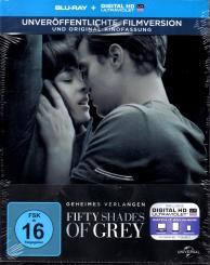Fifty Shades Of Grey 1 - Geheimes Verlangen (Unveröffentlichte Filmversion & Orig. Kinofassung) (Steelbox) (Limited Edition) 