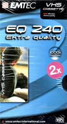 EMTEC EQ 240 - Extra Quality (2er Pack) Videokassette 