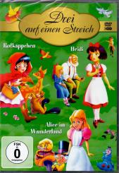 Drei Auf Einen Streich - Box A (3 DVD) (Rotkäppchen / Heidi / Alice im Wunderland) 