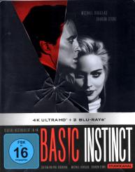 Basic Instinct (Limited Steelbox Edition) (Cover Mit Reliefprägung) (4K & Blu Ray & Blu Ray Bonus Disc) (Inkl. 28 Seitiges Booklet) (Rarität) 