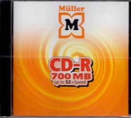 Müller CD-R 700 MB (Up To 52 X Speed) (Jewel Case) 
