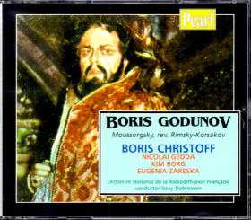 Boris Godunov - Christoff / Gedda / Borg (3 CD) (8 Seitiges Booklet) (Rarität / Einzelstück) 