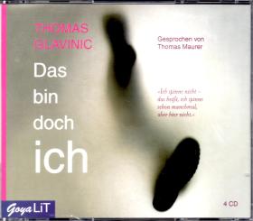 Das Bin Doch Ich - Thomas Glavinic (4 CD & 8 Seitiges Booklet) (Rarität) 