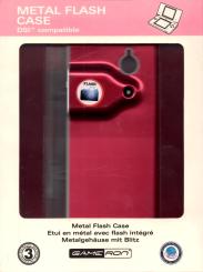 Metalgehäuse Mit Blitz (Metal Flash Case) Nintendo DSI-Compatible (Rot) 