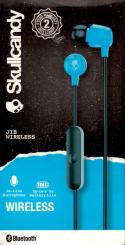 Ohrhörer - Skullcandy JIB Bluetooth Wireless In-Ear Earbuds With Mic (S2DUW-K012) (Blue-Black) 