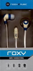 Ohrhörer - Roxy Mit Mic (Ready 2 Music) (Weiss - Blau) 
