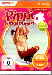 Pippi Langstrumpf (TV-Serie/21 Episoden) (Komplettbox/ 5 DVD/10 Std.) (Inkl. 2 Selten Limitierte Postkarten !!) (Rarität) 