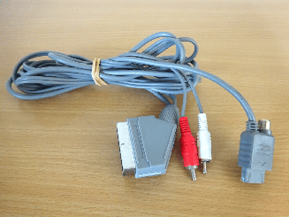 Maxplay: Playstation 1 - Scart Cable With AV Leads (Optional Für Pistole) (Siehe Info unten) (Rarität) 