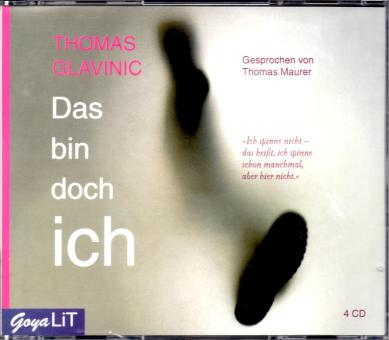 Das Bin Doch Ich - Thomas Glavinic (4 CD & 8 Seitiges Booklet) (Rarität) 