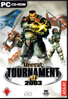 Unreal Tournament 2003 (3 Disc & Deutscher Spielanleitung) (Rarität) 