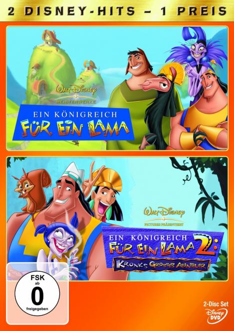 Ein Königreich Für Ein Lama 1 & 2 (Disney)  (2 DVD) 